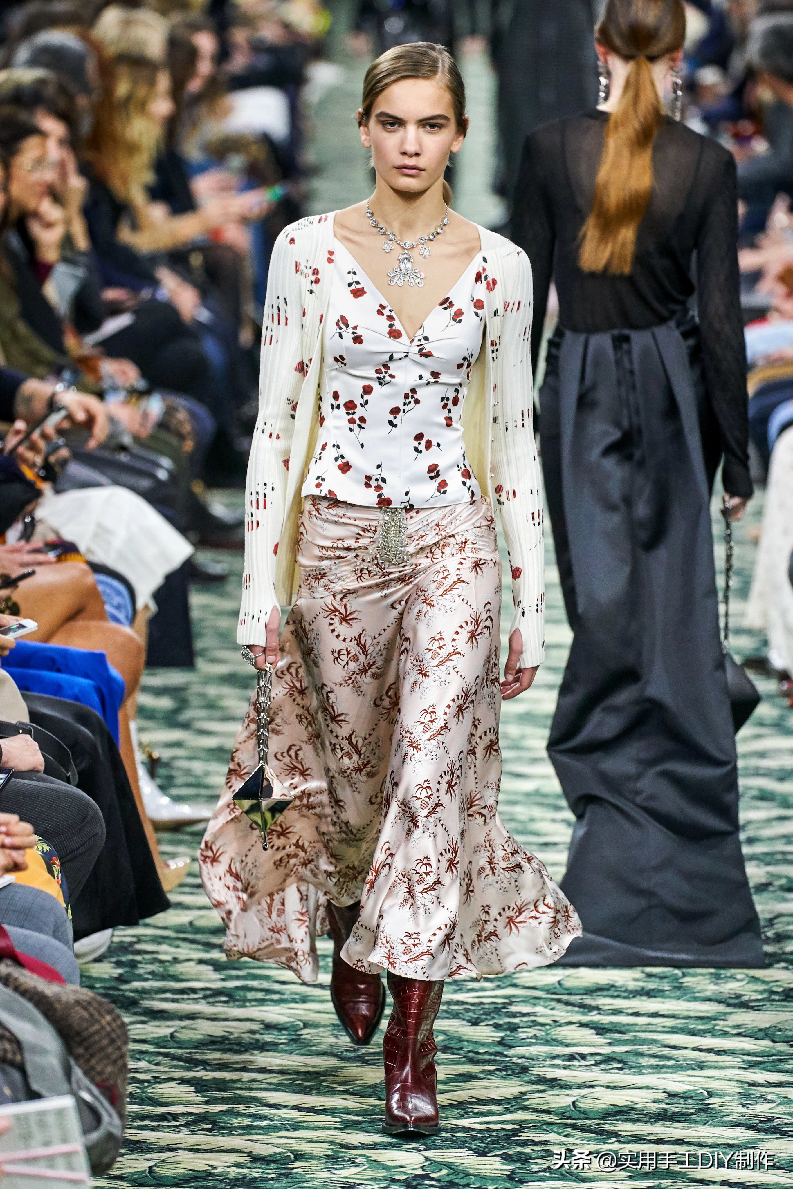 pacorabanne2021春夏系列金属长裙,pacorabanne亮片上衣