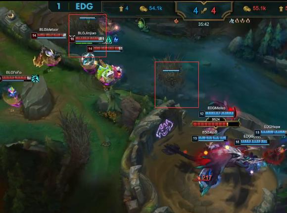 EDG让一追二战胜RA,edg17年的让二追三是真牛