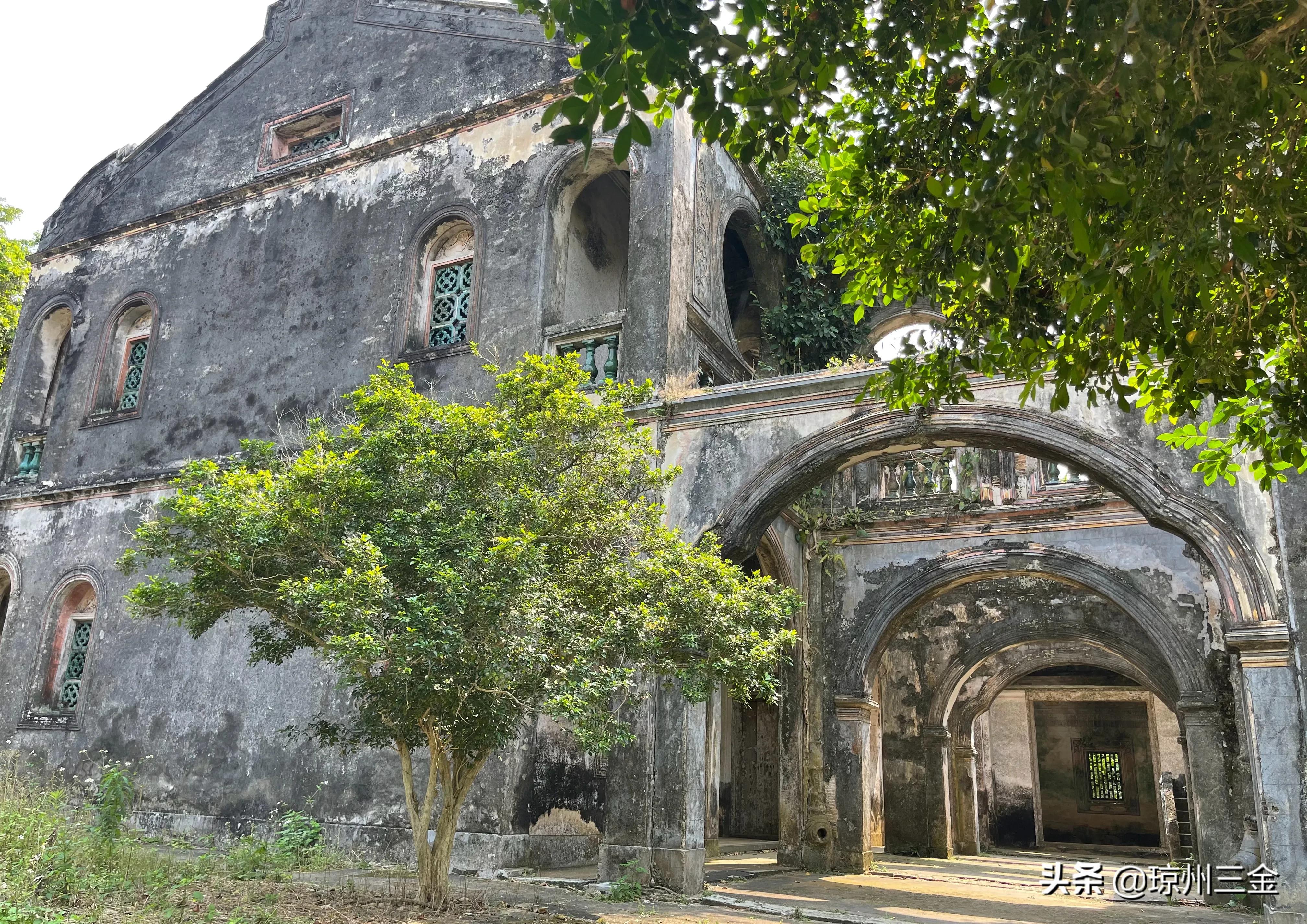 文昌符家大院老照片,海南文昌符家老宅