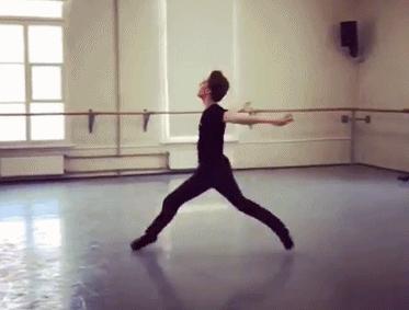 真正的俄罗斯芭蕾舞者,身高178的芭蕾舞小姐姐