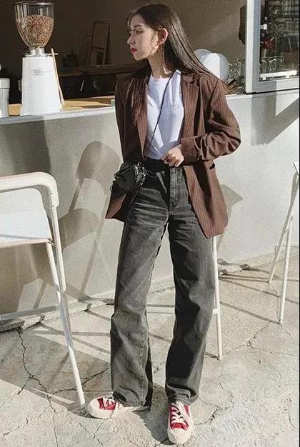 小个子韩国ins高级穿搭,小个子韩国时尚穿搭学生