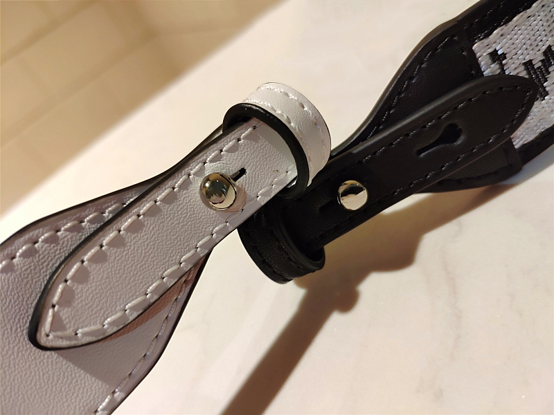 COACH蓝色字母托特包,迷你款托特包