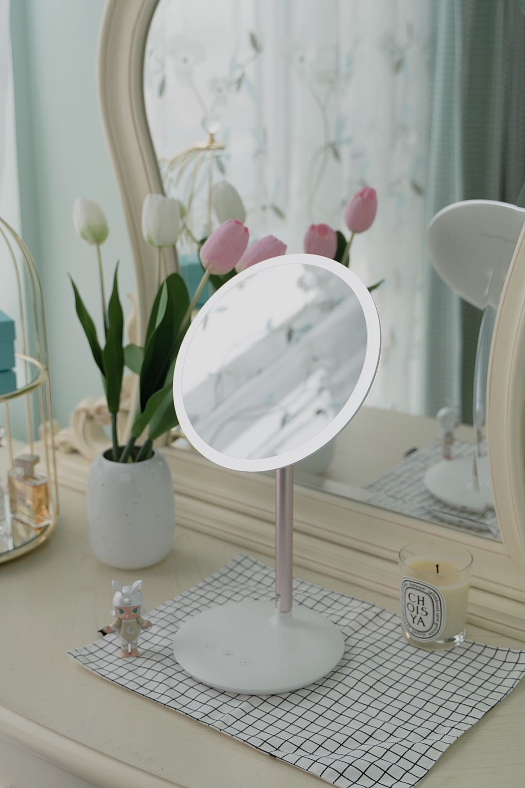 便携led带灯化妆镜测评,led化妆镜评测