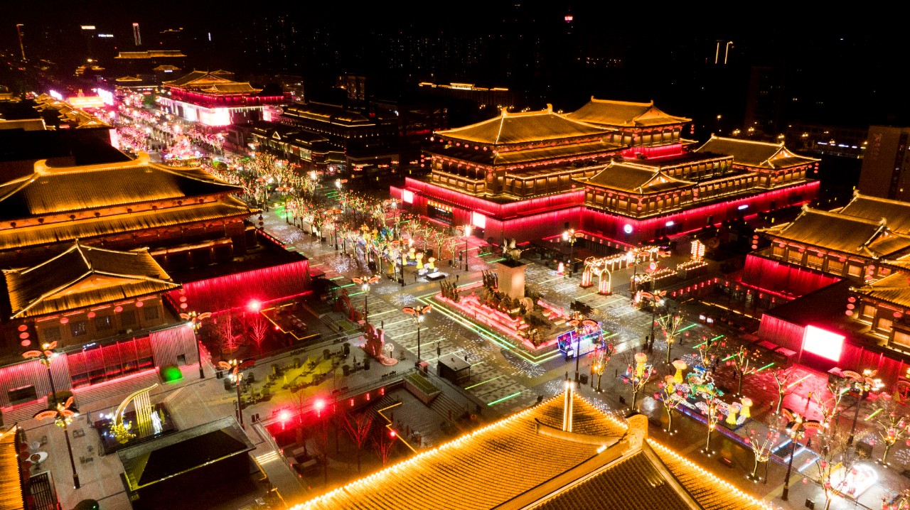 大唐不夜城火到什么程度,唐代大唐不夜城啥样