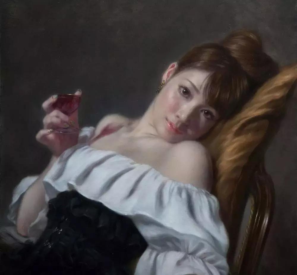 油画日本风景画,油画艺术日本