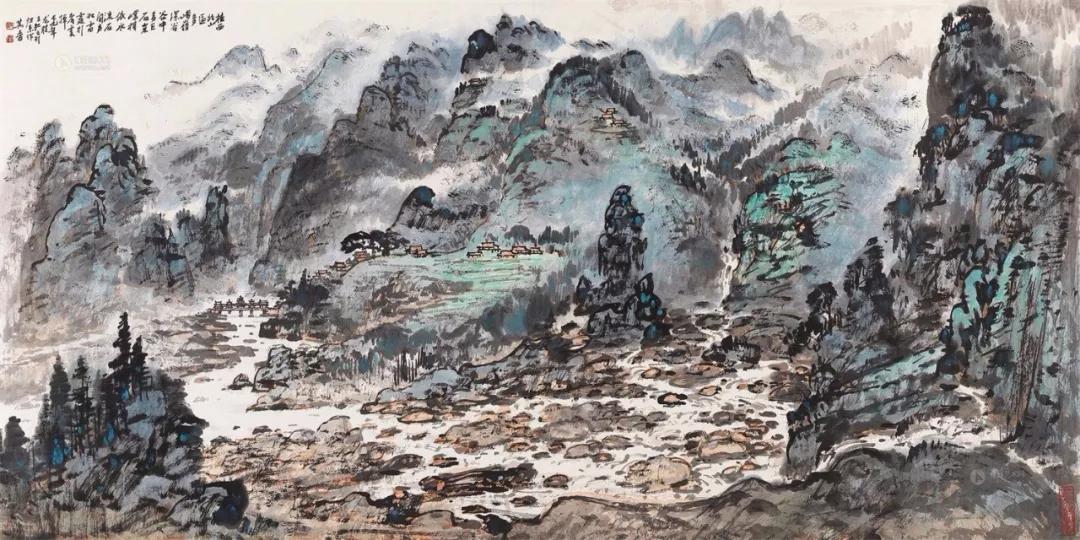 水墨画夜景欣赏,画夜景最好的中国画