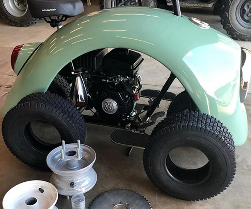 甲壳虫粉色老爷车,迷你甲壳虫车