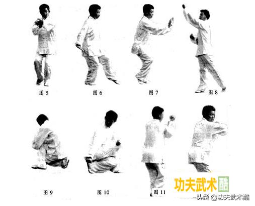 太极拳八门五步单练与技击讲解，快练技击，慢练养生