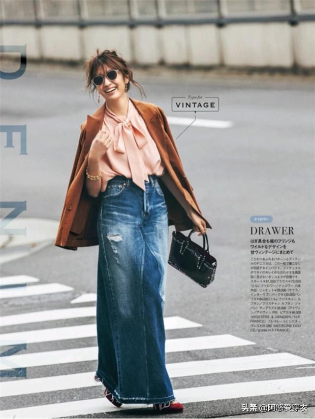 刘诗诗流金岁月西装外套搭半裙,流金岁月刘诗诗穿搭格子西装