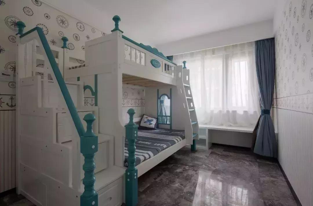 充满童趣的上下床儿童房,实用的儿童上下床怎么选