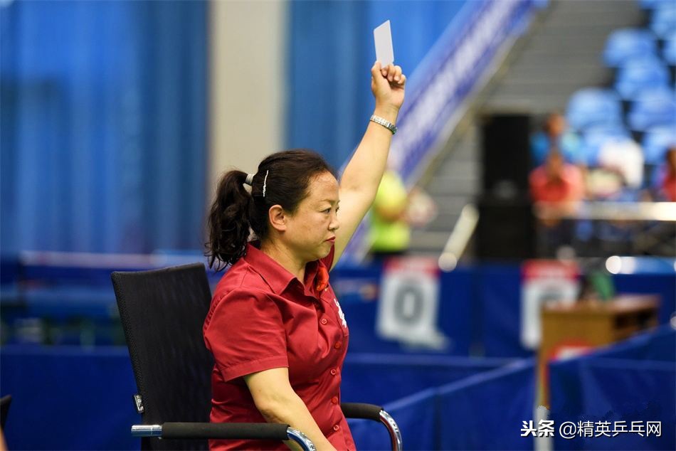 乒乓球黑色三角代表什么打法,裁判乒乓球手势图解