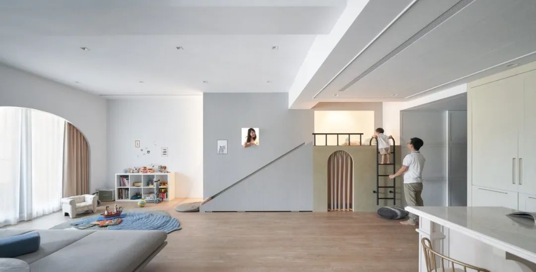 大户型多功能客厅设计,150平一楼客厅设计