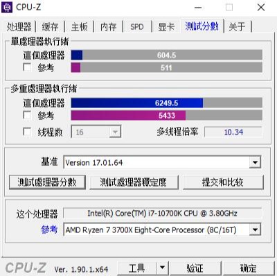 10700k的性能,10700k性价比