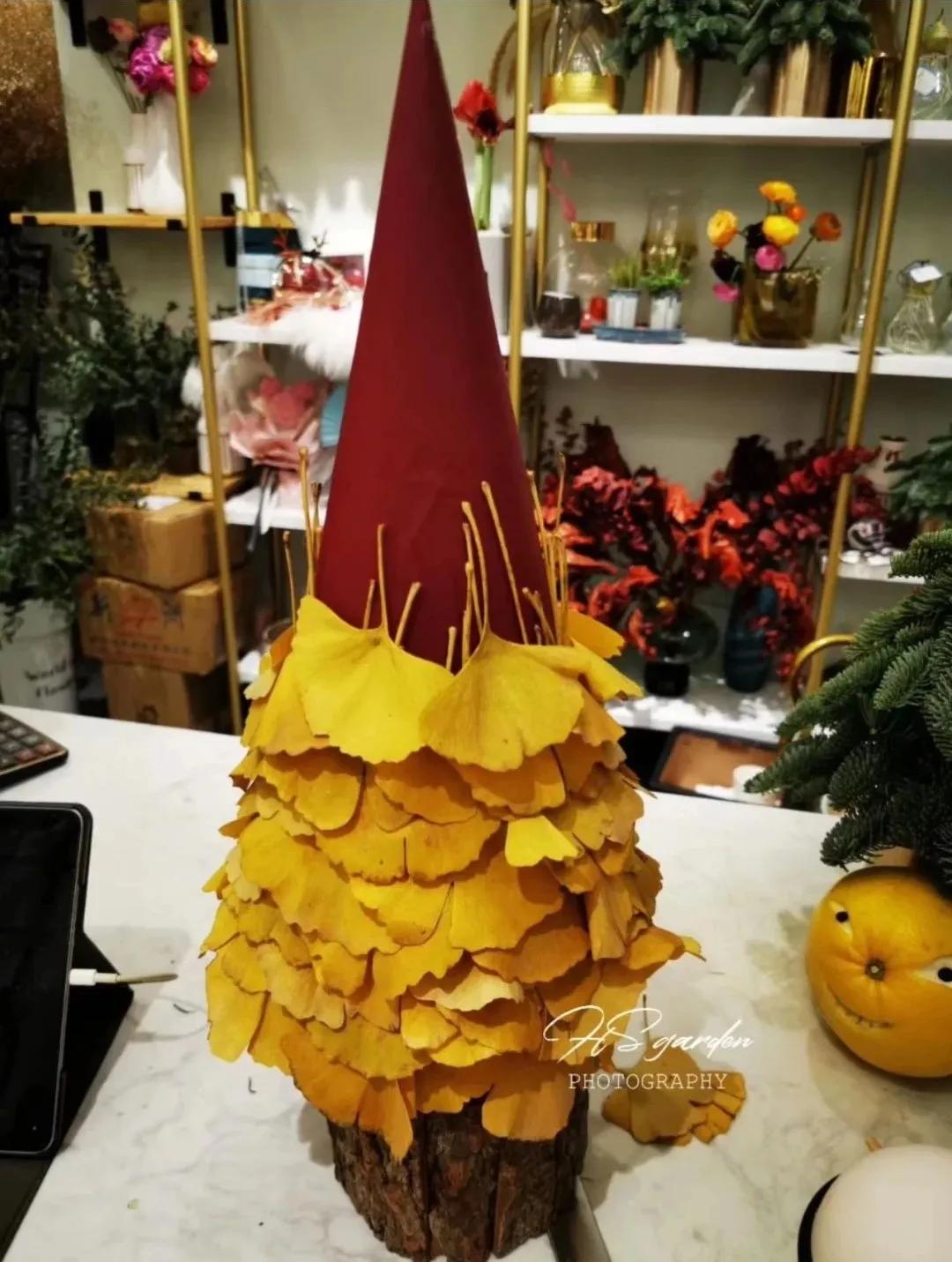 银杏树叶如何做玫瑰花,银杏叶如何制作玫瑰花