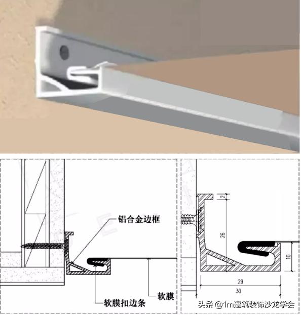 【1m工艺】要搞明白软膜天花,看这篇就够了!