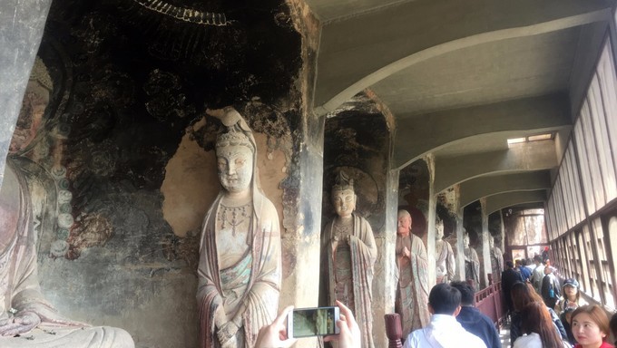 天水麦积山石窟是四大石窟吗,中国四大石窟麦积山风景区