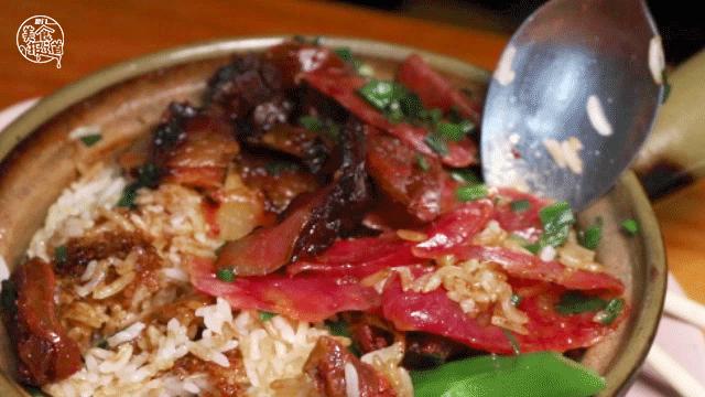 明发商业广场锅巴香煲仔饭,明发商业广场煲仔饭