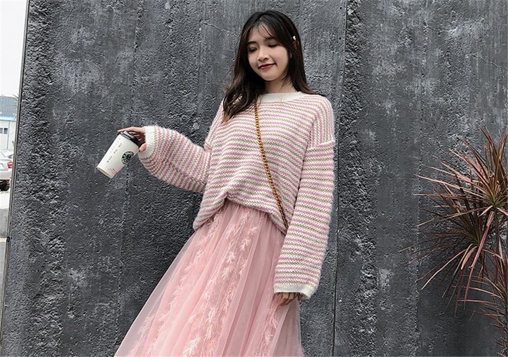 方领仙气网纱蕾丝裙超大摆连衣裙,网纱裙仙气柔软