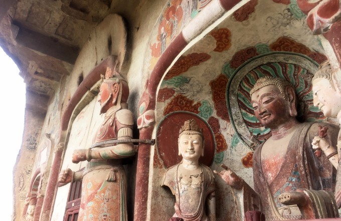 天水麦积山石窟是四大石窟吗,中国四大石窟麦积山风景区