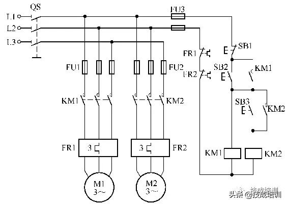 电动机控制电路图实图,常用电动机控制电路图讲解