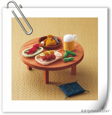 细毛线织简单的小东西用钩针,最近最流行用毛线钩织的物件