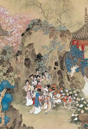 彭连熙绘红楼群芳图,彭连熙红楼梦作品欣赏