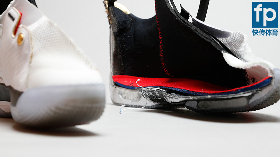 剖开中底寻真相，AJ33卡脚原因大揭秘