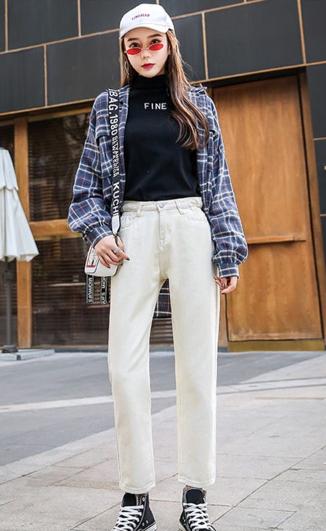 刘雯推荐的女裤,刘雯最新款阔腿裤