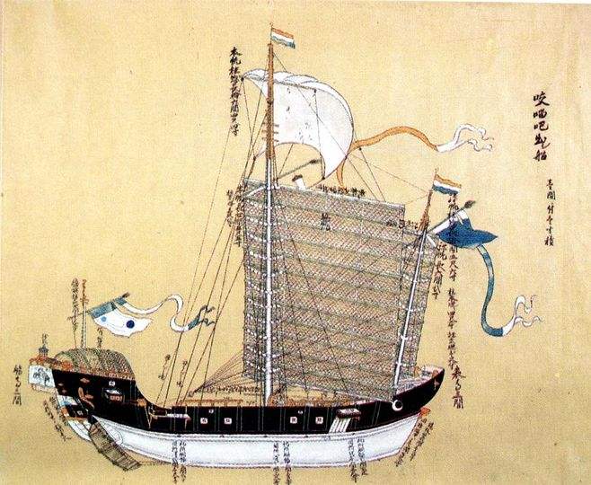 船帆发展的历史,船形八面风的原理