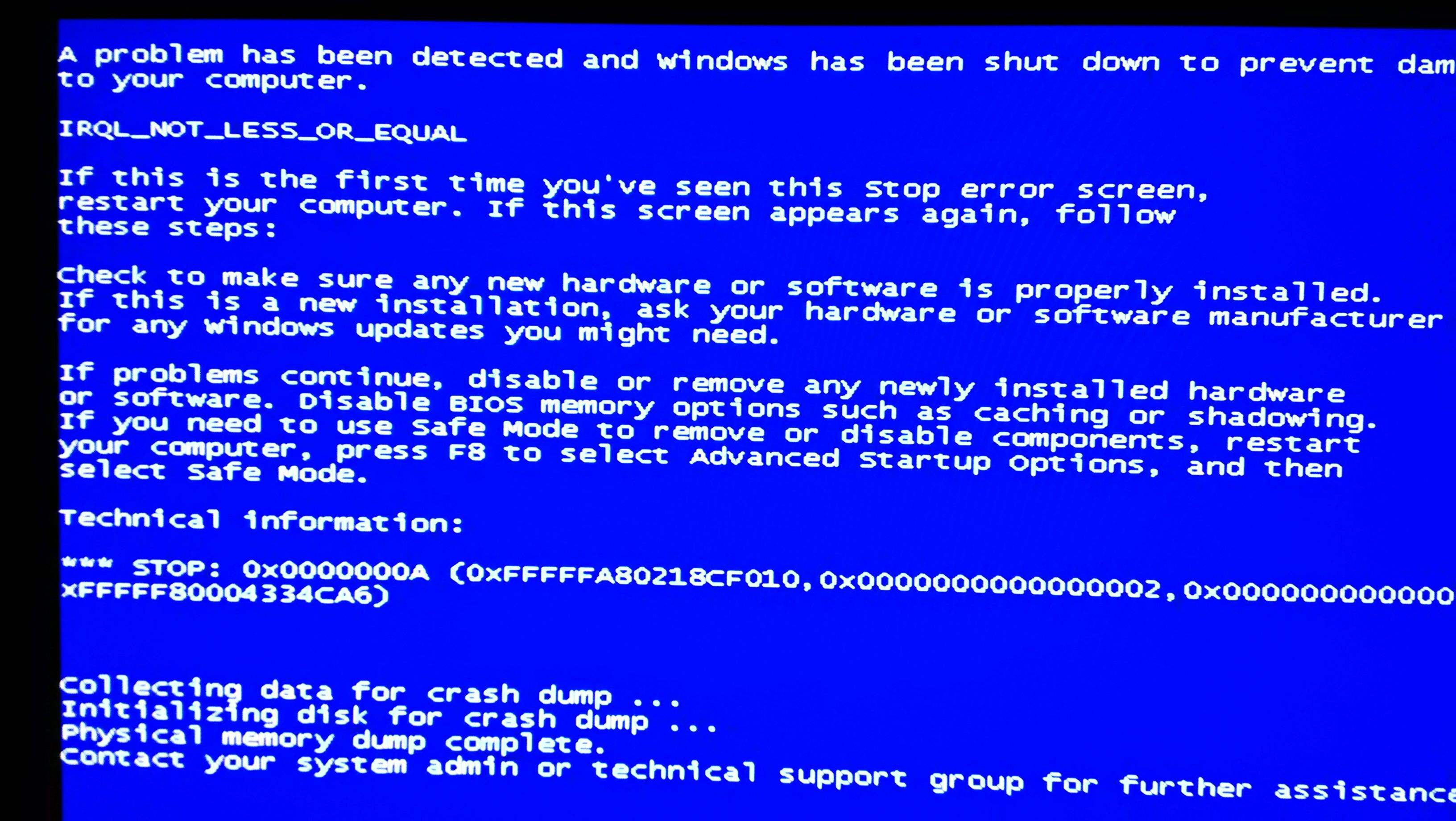 出现蓝屏的一些原因及其处理方法,计算机出现蓝屏的原因
