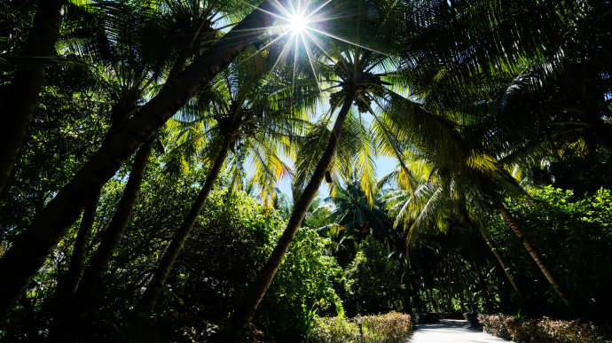 海上香格里拉金町湾,马尔代夫香格里拉隐逸的海岛天堂