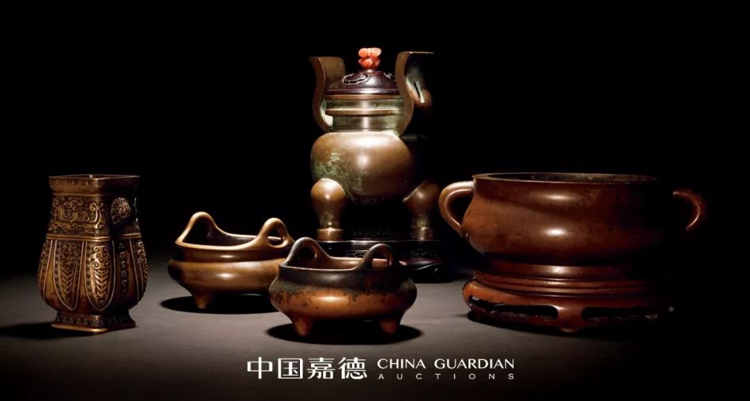 2019年中国嘉德秋拍:精选文房铜炉佳器!(高清图)