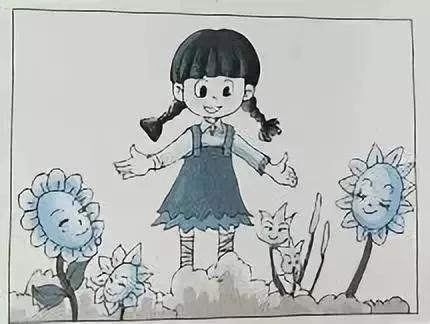 植树节看图写话一年级20至30字,一年级给奶奶吃苹果看图写话30字