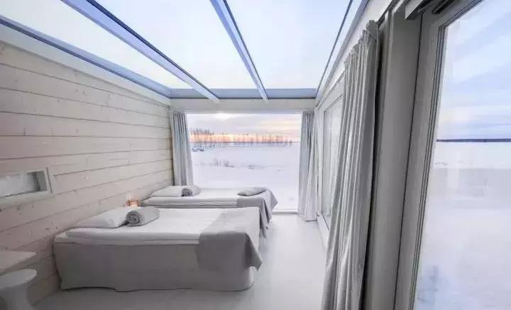 芬兰玻璃屋极光横屏,芬兰极光玻璃屋造价