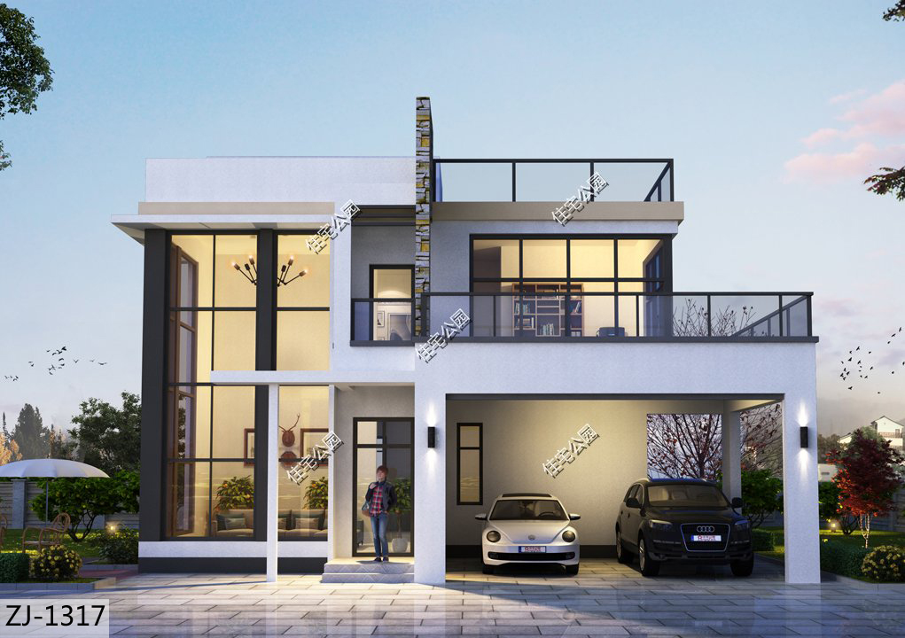 车子买不起，车库必须要，5套带车库的户型合集