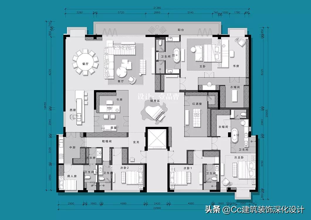 家装室内设计平面方案优化,140平大h户型平面优化