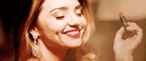 橘色系口红美妆,美妆达人和你分享口红试色