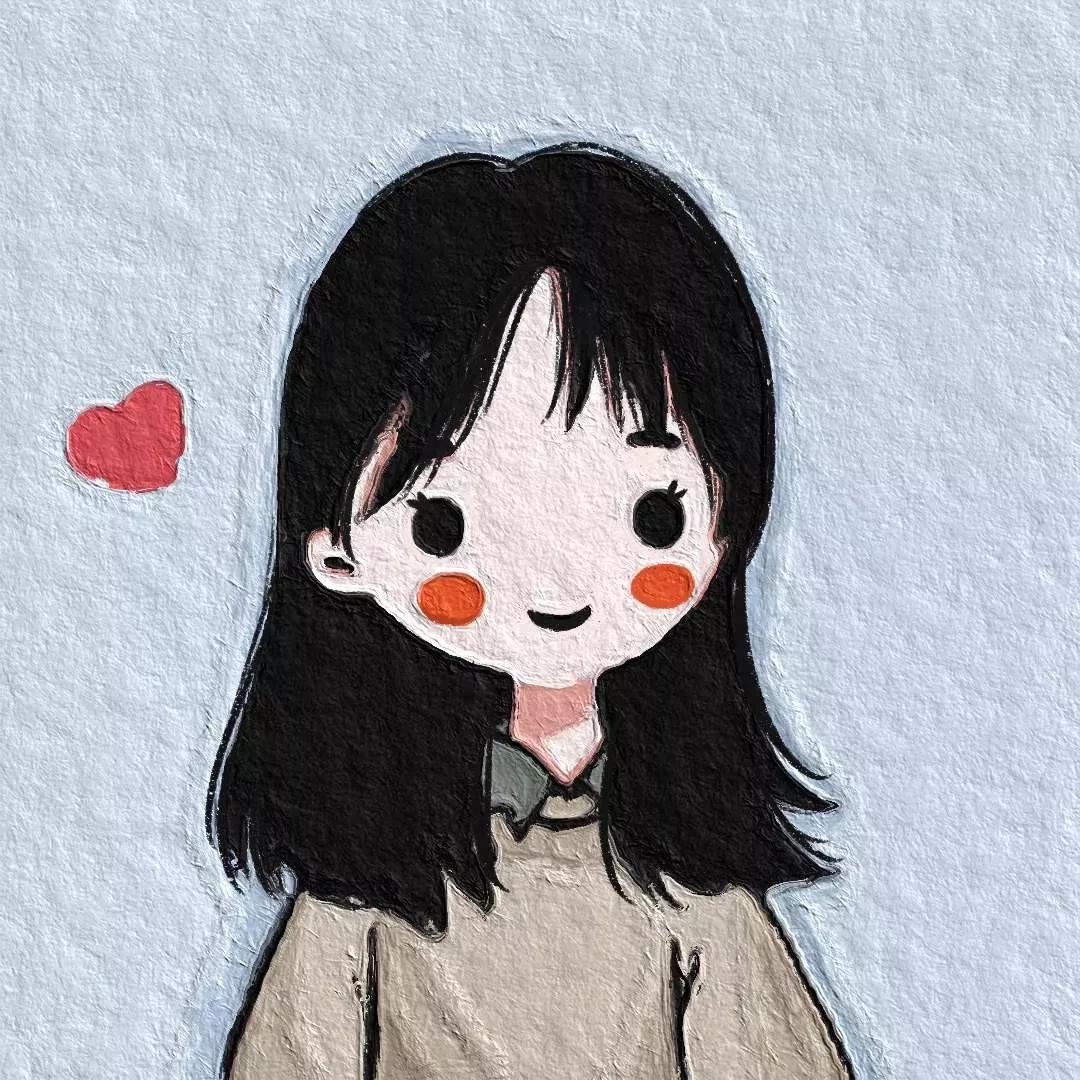 卡通头像油画,油画鸡头像