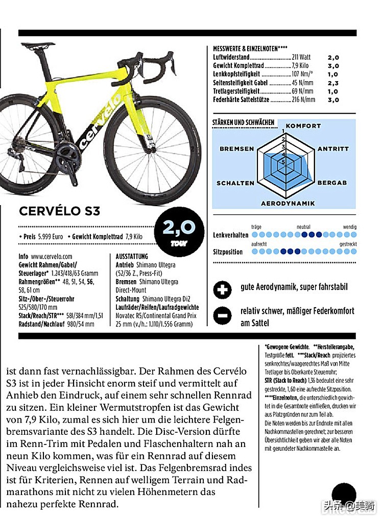 圈刹cervelos3,cervelos3公路车测评