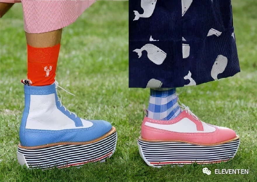 thombrowne2018男装,ThomBrowne2018春夏男装闭场造型