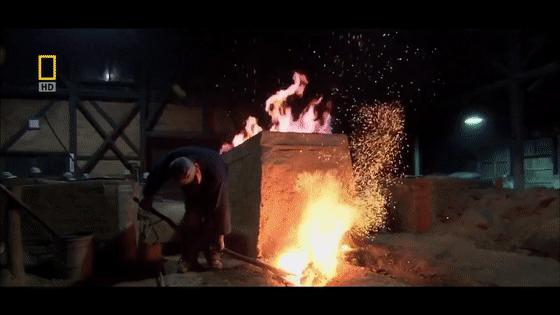 日本武士刀加钢工艺,钨钢做的日本武士刀