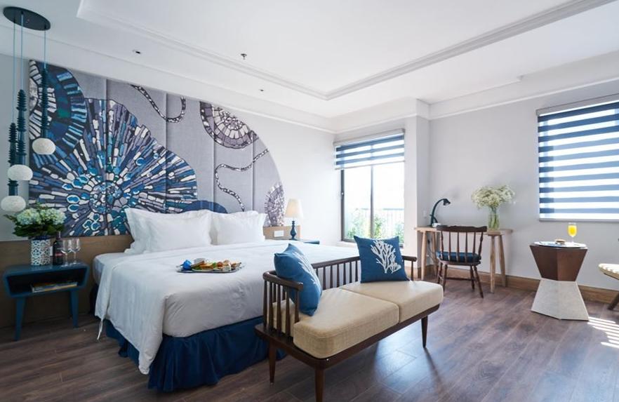 越南岘港海边三个字的酒店,越南旅游旅宿单人间