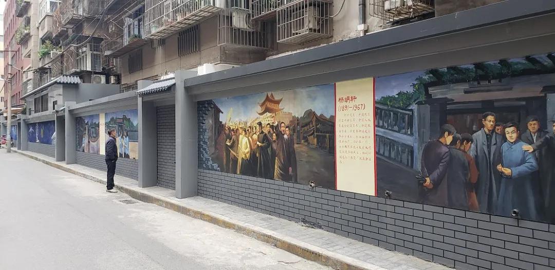 一墙一风景,一墙一景图