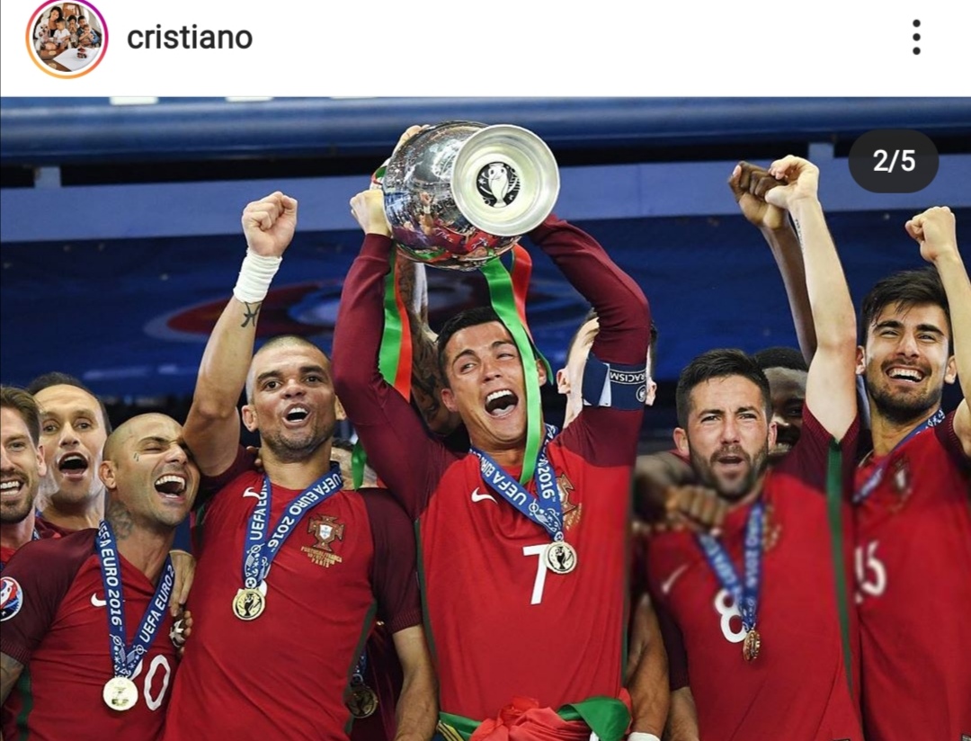 c罗ins百万点赞,c罗欧洲杯最新照片