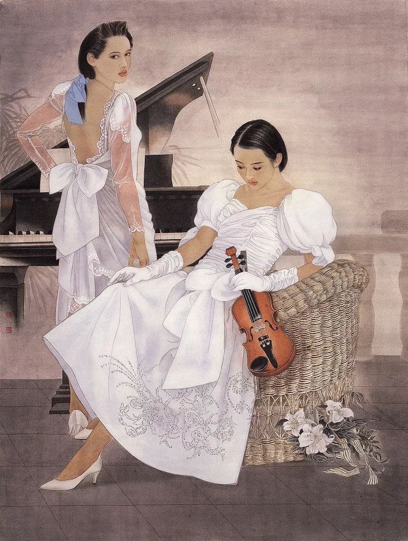 从一岁到七岁画画,从七岁到八岁画的画