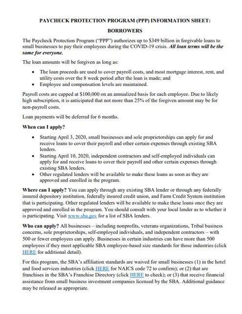 CARESAct更新消息丨美国中小企业申请救助*款贷**手册