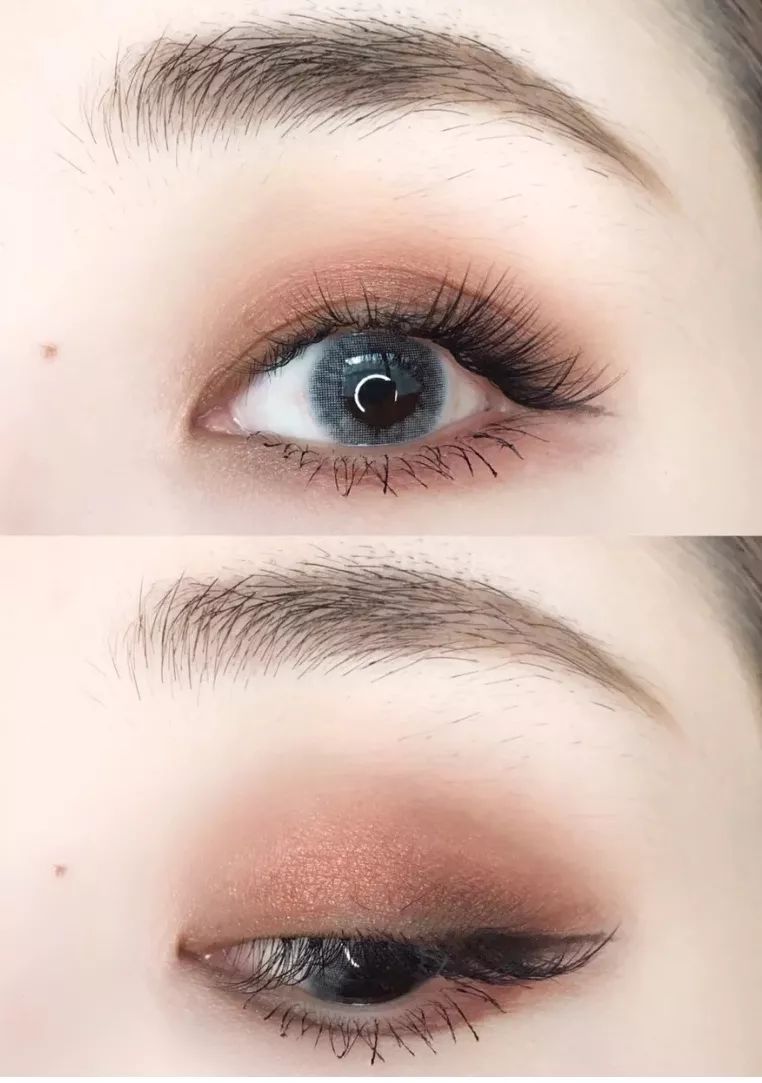 韩系日系眼妆,日系韩系眼妆对比