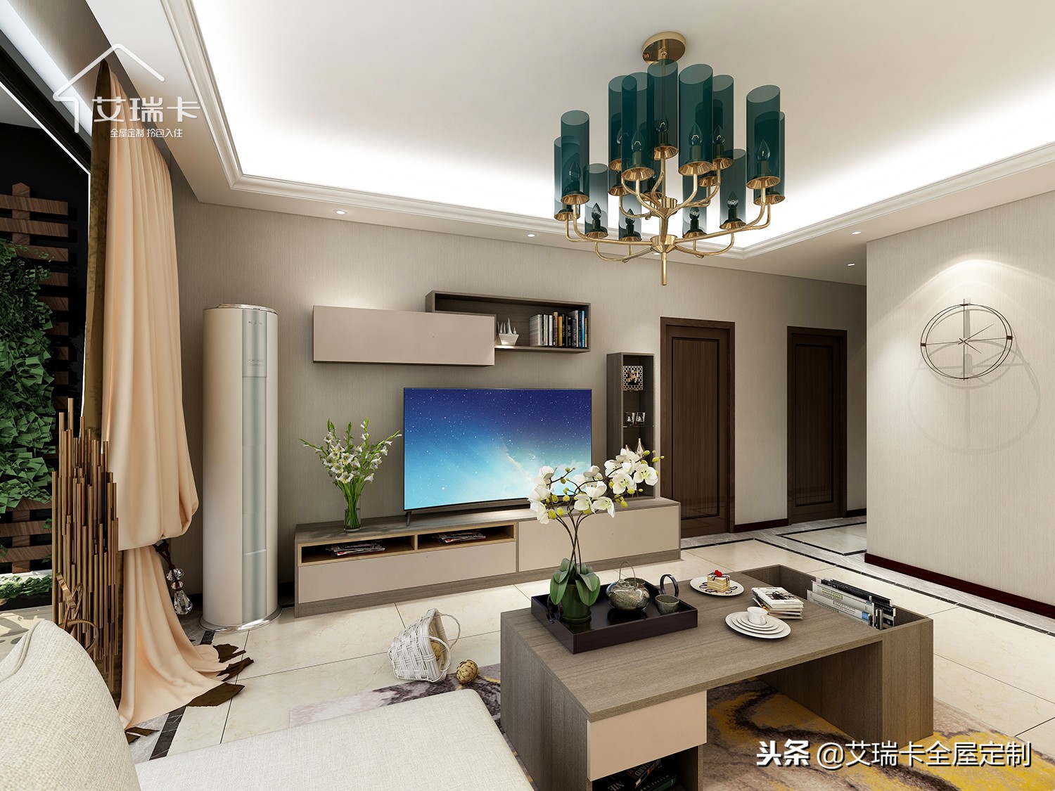 让爱停留的港湾，艾瑞卡全屋定制拎包入住145平家空间