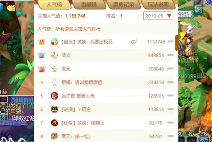 梦幻西游十大顶级主播,梦幻西游五大主播