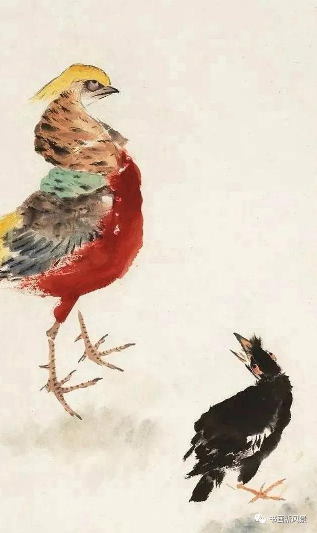 王雪涛画戴胜鸟,王雪涛画的小鸟图片